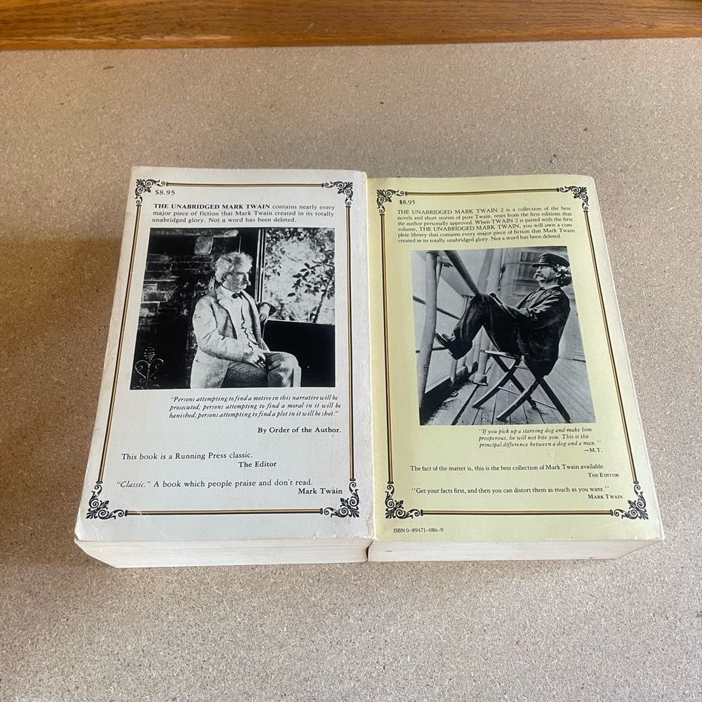 The Unabridged Mark Twain Set of Two Books - Picture 3 of 10